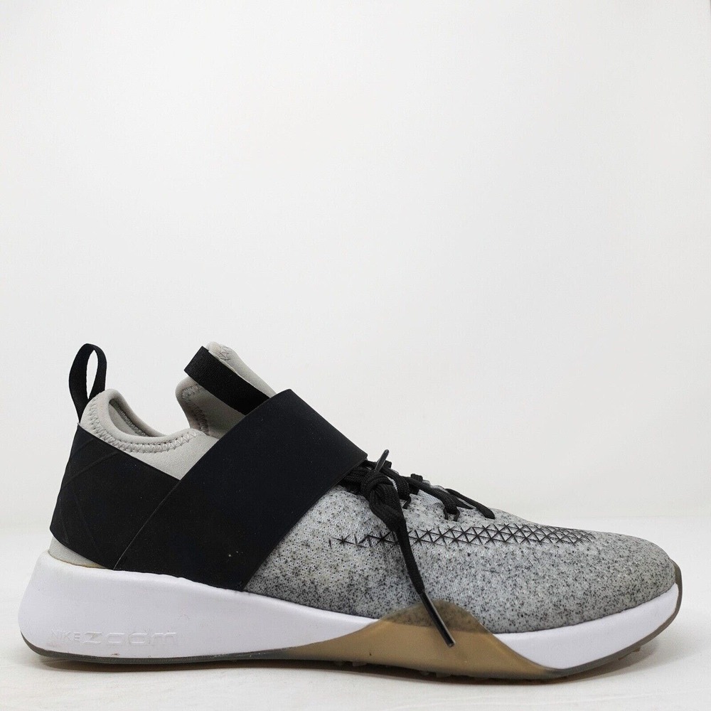 Womens Size 8 Nike Air Zoom Strong Grey Black Training Shoes 843975-100